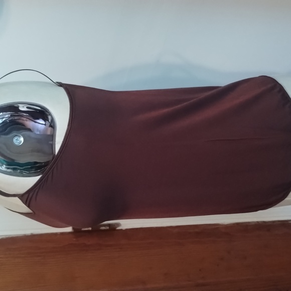 Jockey CHOCOLATE Silky Smooth Knit Tank top with Adjustable Straps NWOT - Picture 2 of 5